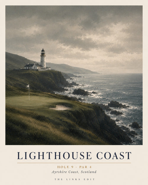 Lighthouse Coast, Hole 9, Par 4, Ayrshire Coast, Scotland