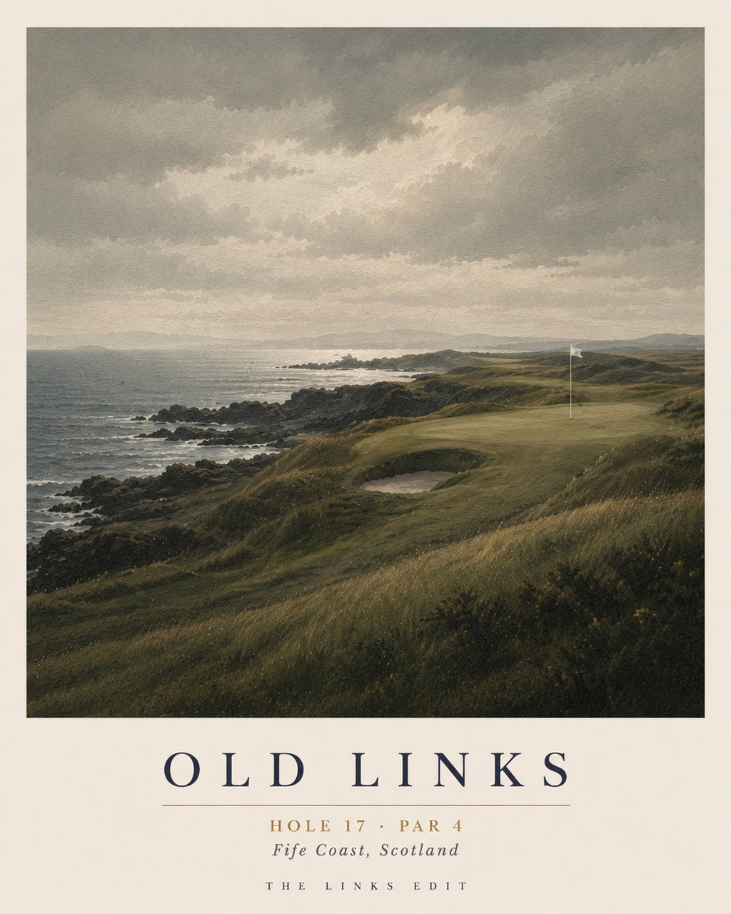 Old Links, Hole 17, Par 4, Fife Coast, Scotland