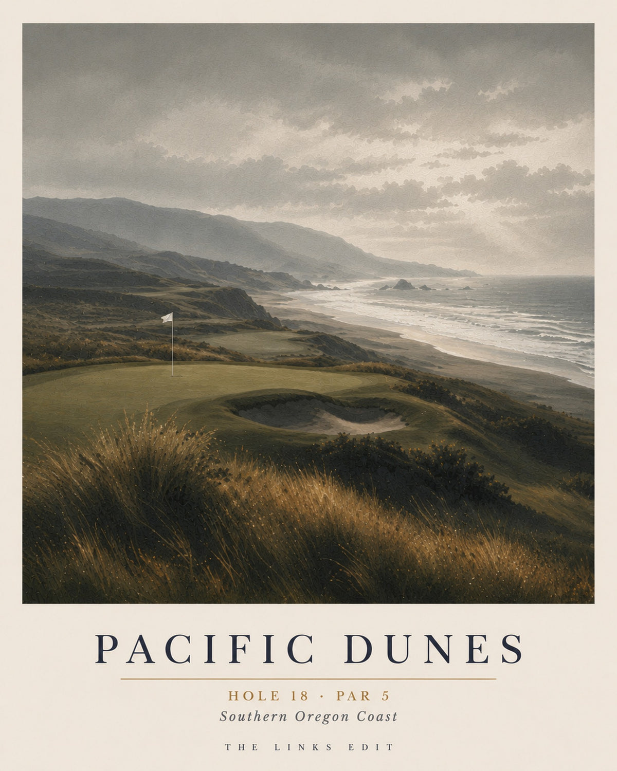Pacific Dunes, Hole 18, Par 5, Southern Oregon Coast